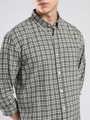 Lutana - Oxford Checks Shirt - Black - Espanshe