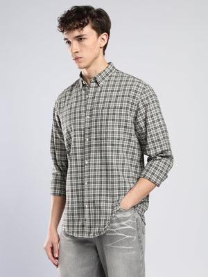Lutana - Oxford Checks Shirt - Black - Espanshe