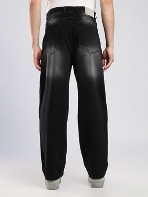 Vanta - Relaxed Fit Jeans - Black Shade - Espanshe