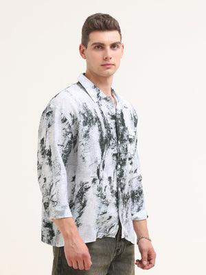 Tar Baggy Printed Shirt- Green - Espanshe
baggy shirt for men
printed baggy shirt for men