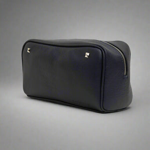 men's Minimalistic Leather Bag - violet