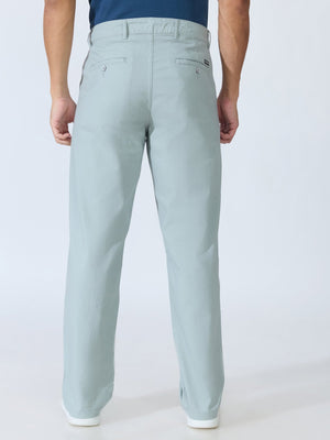 Bliss - Comfort Fit Cotton Pant - Sea Green - Espanshe