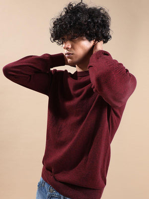 Men's Red/Black Sweater - Espanshe