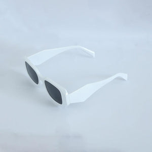Rectangle Shape Sunglass - White - Espanshe