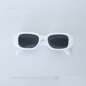 Rectangle Shape Sunglass - White - Espanshe