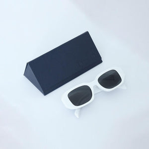 Rectangle Shape Sunglass - White - Espanshe