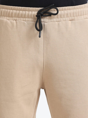 Asheran - Plain Cotton Shorts - Khaki - Espanshe