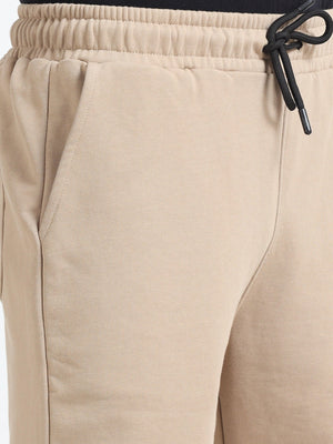 Asheran - Plain Cotton Shorts - Khaki - Espanshe