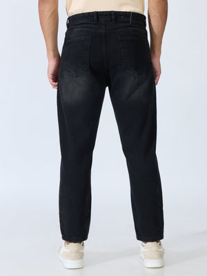 Jade - Crop Fit Jeans - Black Shade - Espanshe