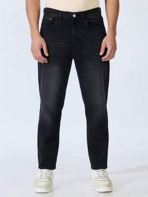 Jade - Crop Fit Jeans - Black Shade - Espanshe