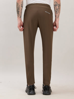 Klyra - Regular Track Pant - Dark Brown - Espanshe