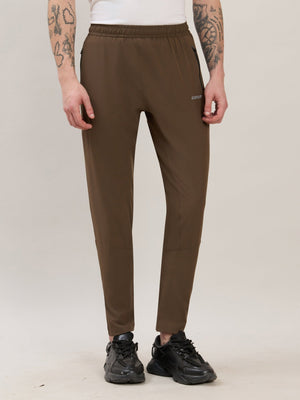 Klyra - Regular Track Pant - Dark Brown - Espanshe