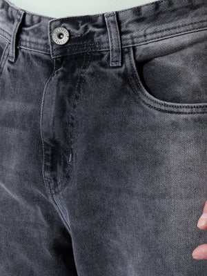 Men's Crop Fit Jeans - Black Shade