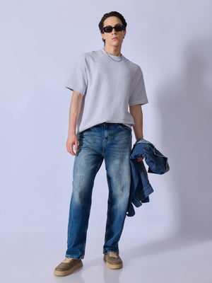 men's Torn Relaxed Jeans