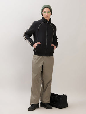 Mystic - Regular Track Jacket - Black - Espanshe