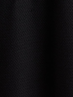 Neliis-2 - Textured Chevron Polo T-Shirt – Black - Espanshe