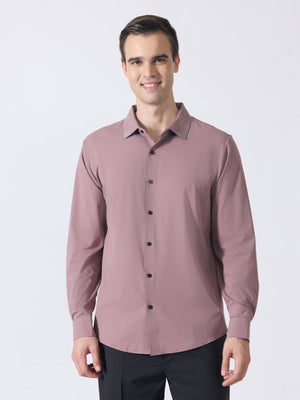 Nemo-6 - Stone Embellished Shirt - Mauve - Espanshe