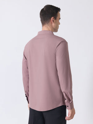 Nemo-6 - Stone Embellished Shirt - Mauve - Espanshe