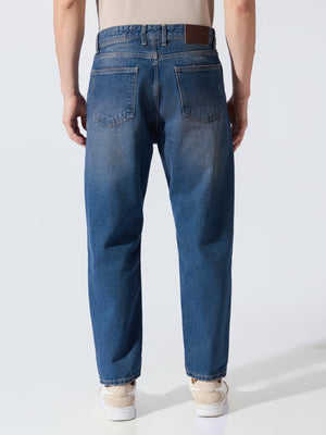 Nomad - Crop Fit Jeans - Blue - Espanshe