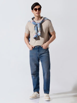Nomad - Crop Fit Jeans - Blue - Espanshe