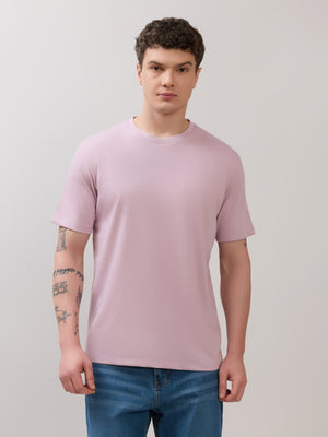 Zanaia - Slim Fit T-Shirt - Baby Pink - Espanshe