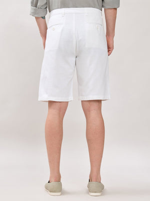 Origin - Regular Fit Shorts- White - Espanshe