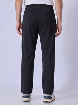 Russo - Straight Fit Track Pant - Black - Espanshe