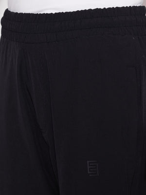 Russo - Straight Fit Track Pant - Black - Espanshe