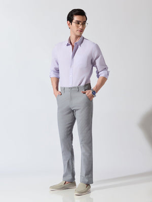 Sira - Slim Fit Cotton Pant - Grey Green - Espanshe