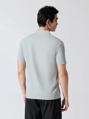 Solaris Bloom - Light Green Regular Fit Polo T-Shirt - Espanshe