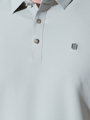 Men's Light Green Regular Fit Polo T-Shirt