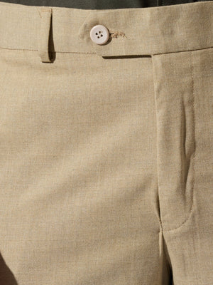 Tuna - Classic Formal Pant - Dark Beige - Espanshe