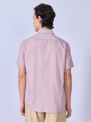 Vovomo - Half Sleeve Printed Shirt - Dusty Rose - Espanshe