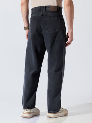 Zora - Relaxed Fit Jeans - Black Shade - Espanshe