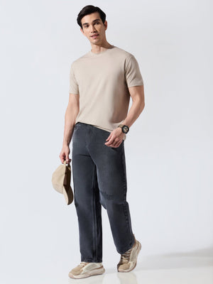 Zora - Relaxed Fit Jeans - Black Shade - Espanshe