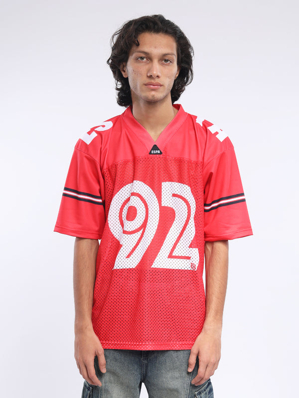 Griselda -  Baseball Printed Tshirt- Red