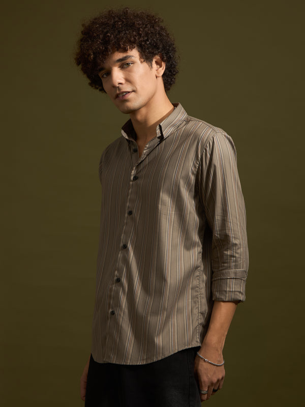 Quinlan - Turkish Shirt Full sleeve - Charcoal