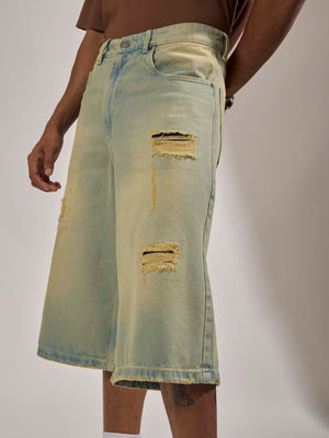 loose fit denim jorts perfect for  casual wears.
denim jorts for men
casual wear jorts for men