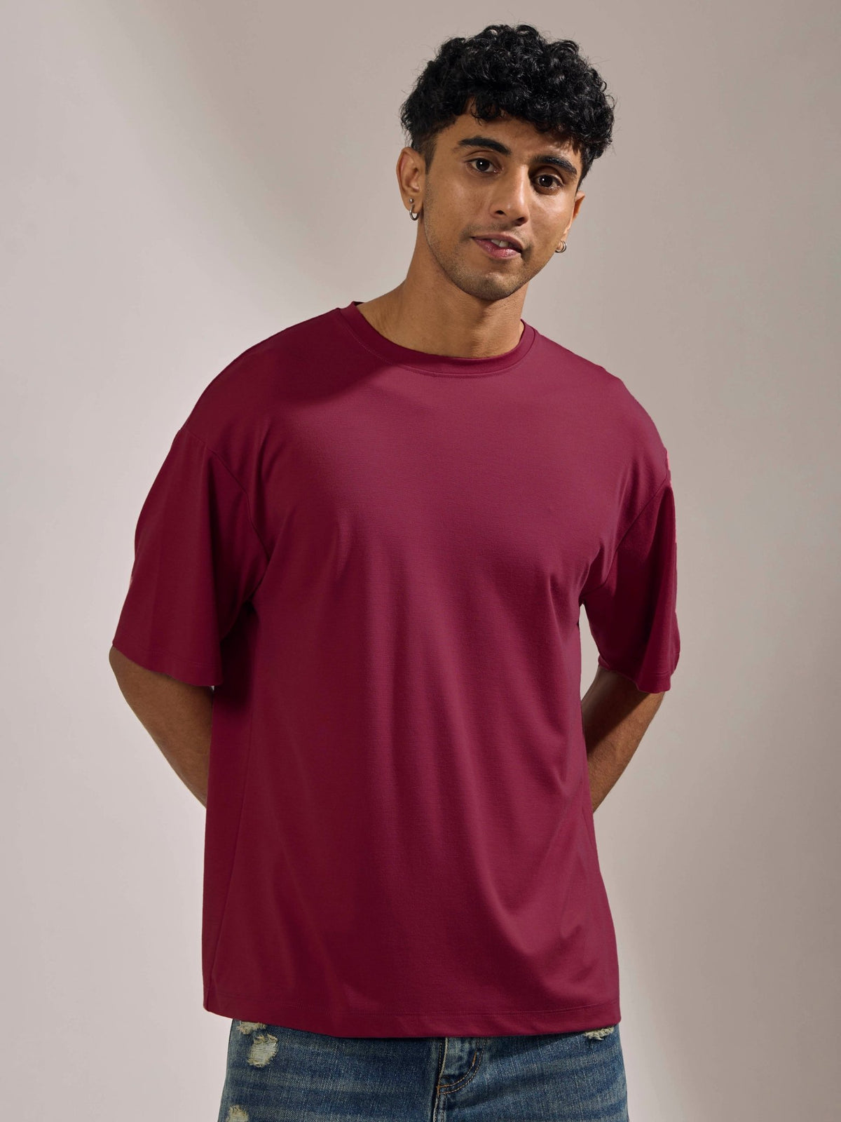 Xylia -T-Shirt - Cranberry - Espanshe