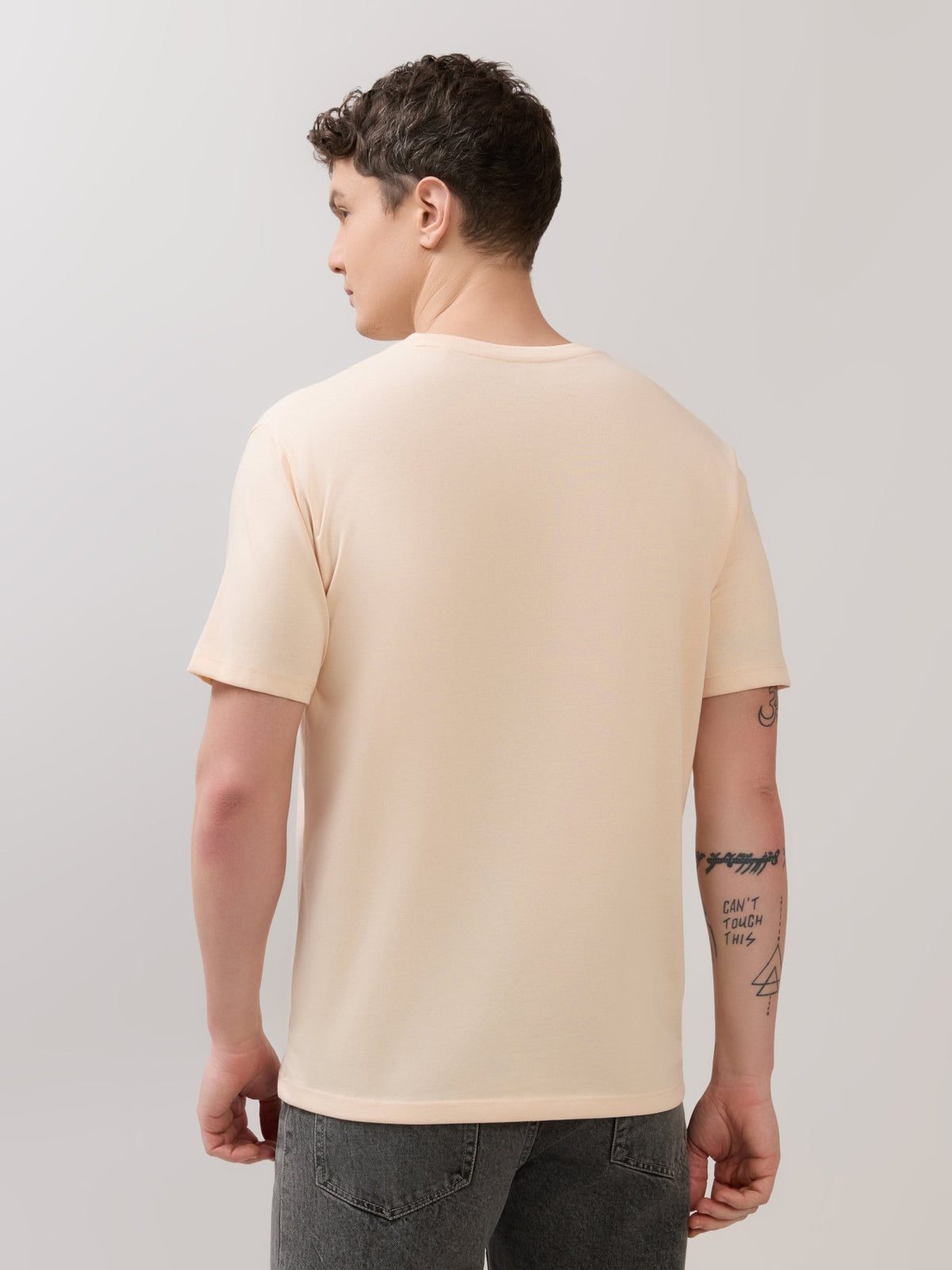 Zanaia - Slim Fit T-Shirt - Soft Nude - Espanshe