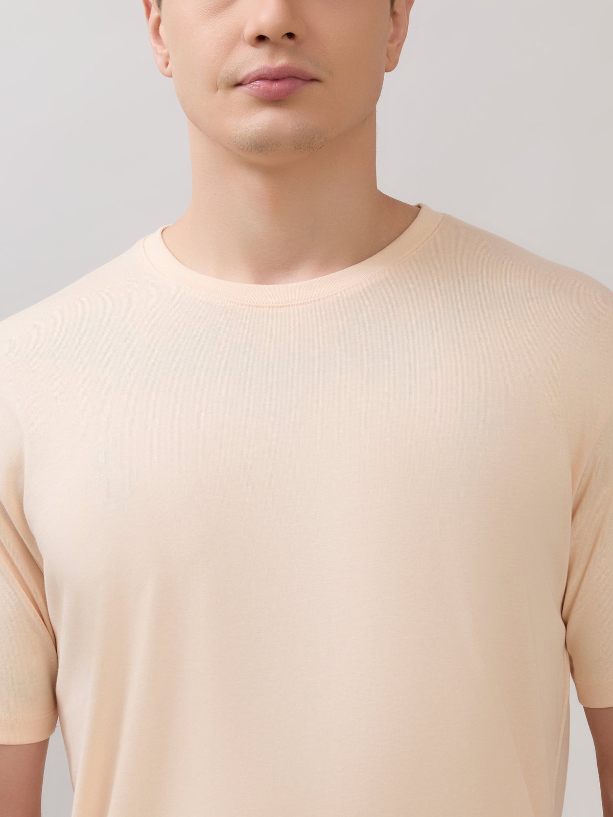 Zanaia - Slim Fit T-Shirt - Soft Nude - Espanshe
