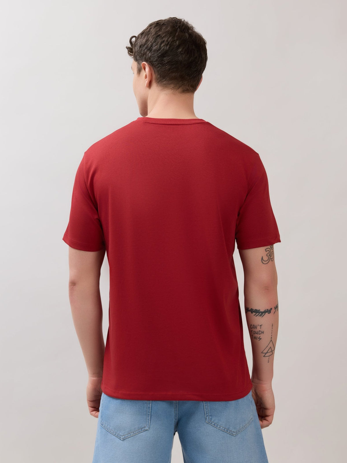 Zanaia - Slim Fit T-Shirt - Red - Espanshe