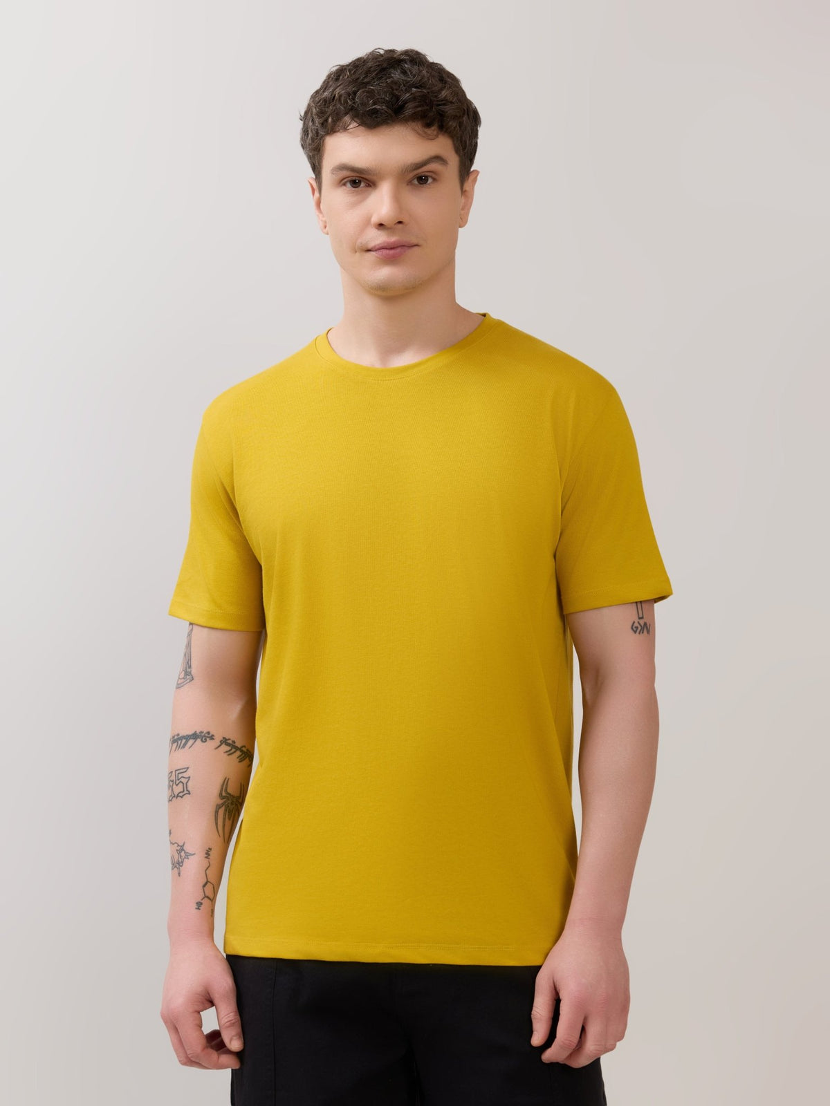 Zanaia - Slim Fit T-Shirt - Gold Flake - Espanshe
