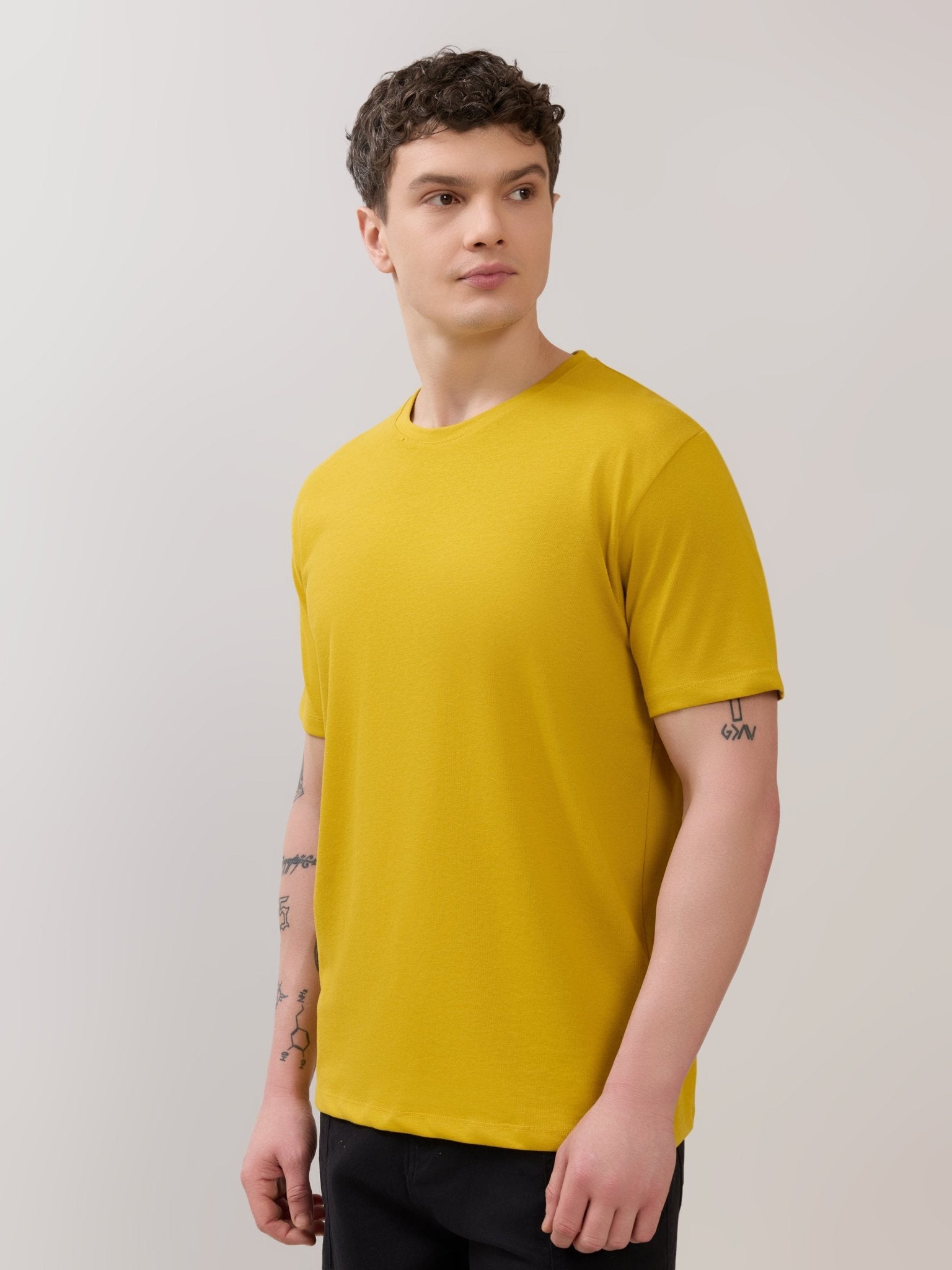 Zanaia - Slim Fit T-Shirt - Gold Flake - Espanshe