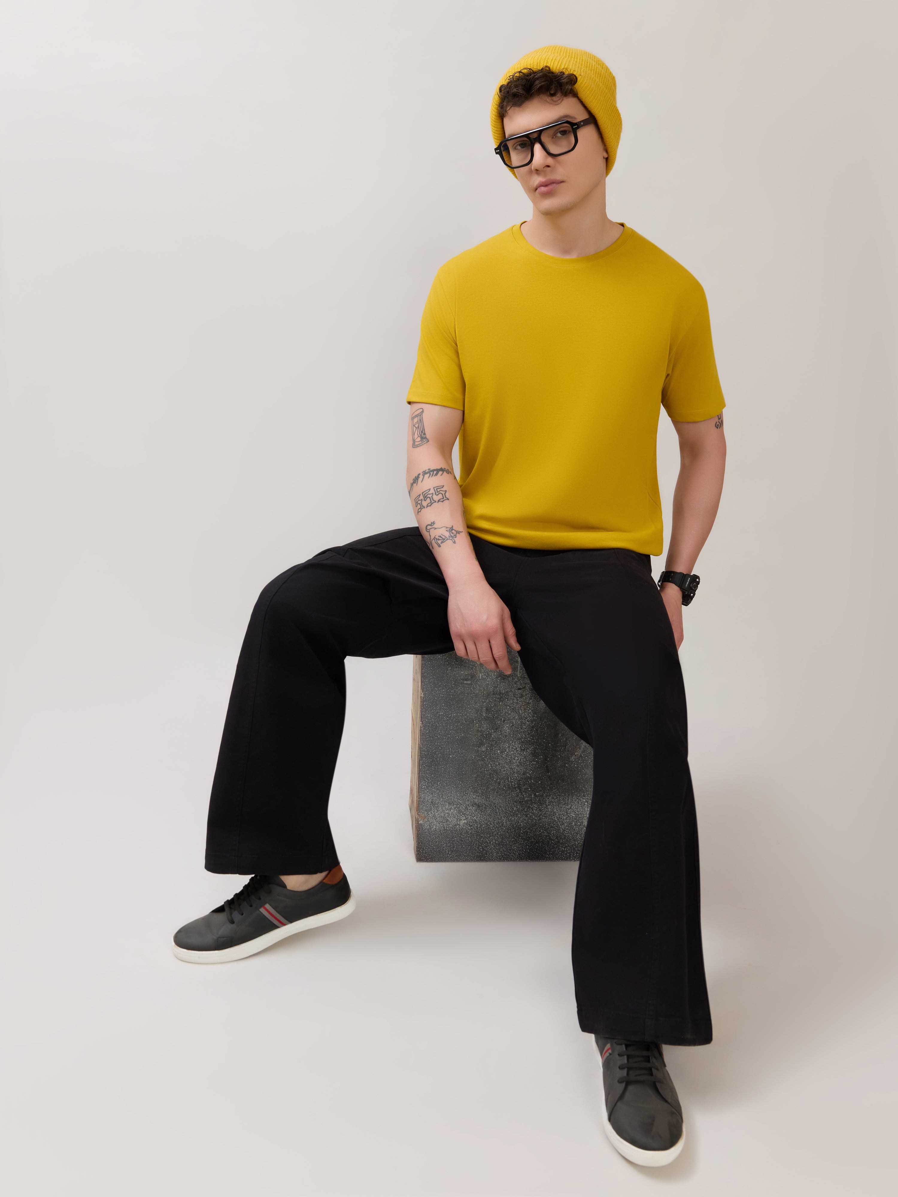 Zanaia - Slim Fit T-Shirt - Gold Flake