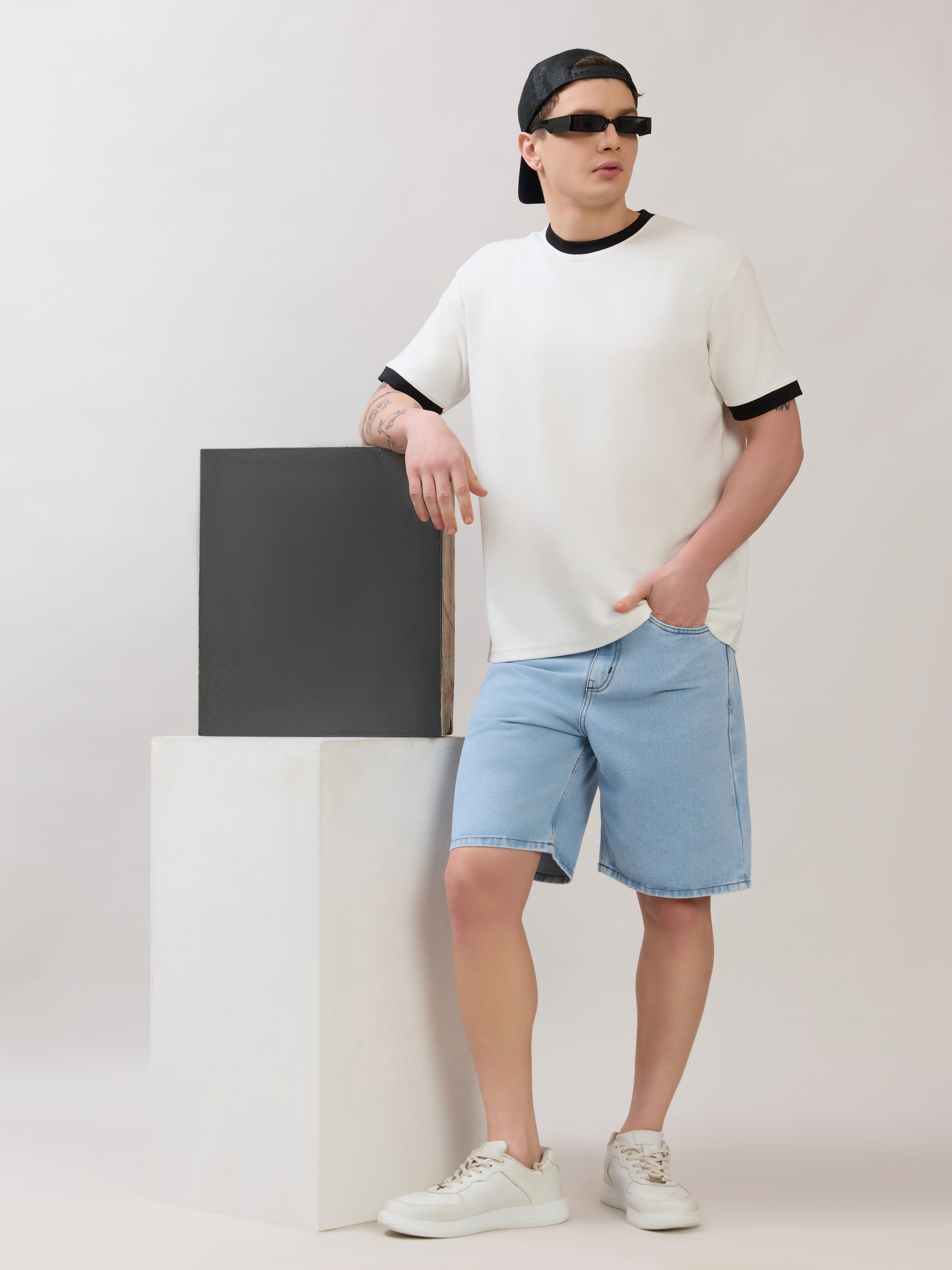 Karoon - Slim Fit Round-Neck T-Shirt - White