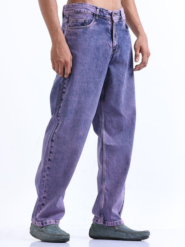 Men's Violet Relaxed Fit Jeans