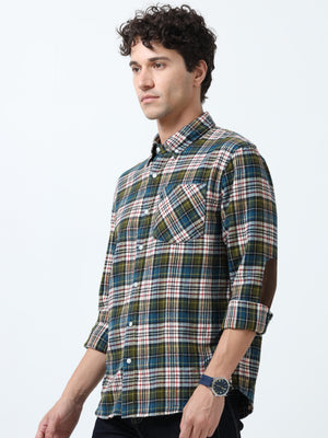 fullsleev checkered shirt in regular fit made from soft brushed fabric
fullsleeve shirts for men
regular fit shirt for men