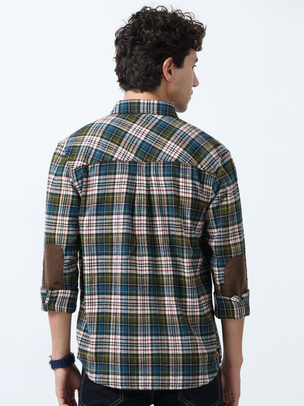 Clio - Brushed Checkered Shirt - Forest Plaid - Espanshe
