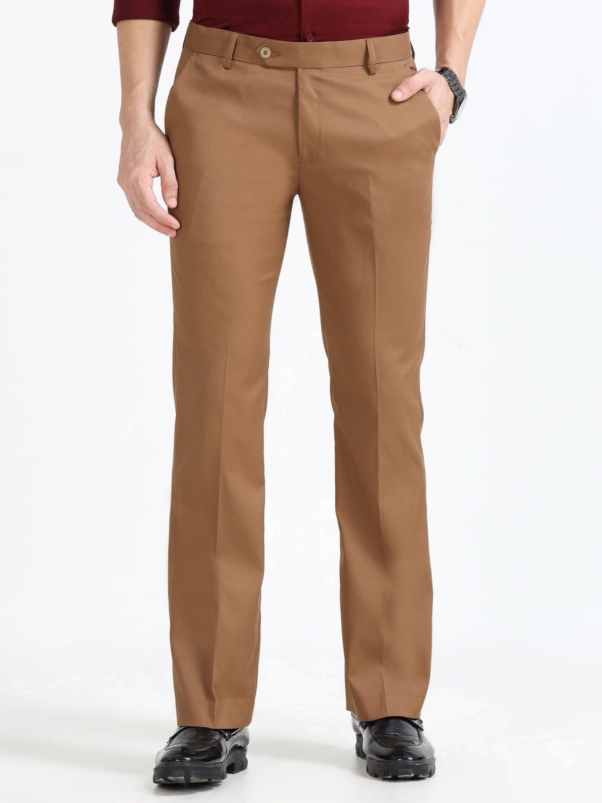 Wee 2.0 - Bootcut Formal Pant - Coffee - Espanshe